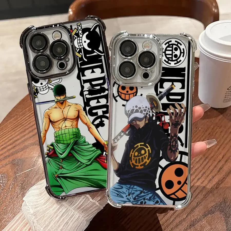 Ones Luffys Pieces Plating Phone Case for Oppo Realme 16 C85 15T C71 C75 C55 C53 C30 C35 C33 C31 14 13 12 Pro Plus 4G 5G Anti