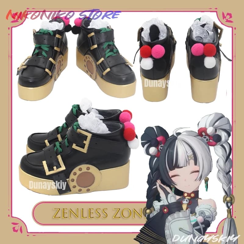 Gioco Zenless Zone Zero Dialyn Scarpe Cosplay Dialyn Pantshoes Liuyin Scarpe Cosplay per Halloween Party Donne adulte Uomini Halloween