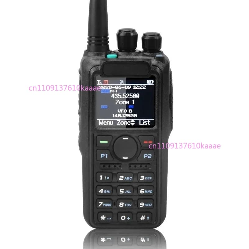 AT-D878UVII Plus Ricetrasmettitore Dual Band Bluetooth PTT Digitale/Analogico APRS RX & TX con Crittografia AES256 e Ricarica USB-C