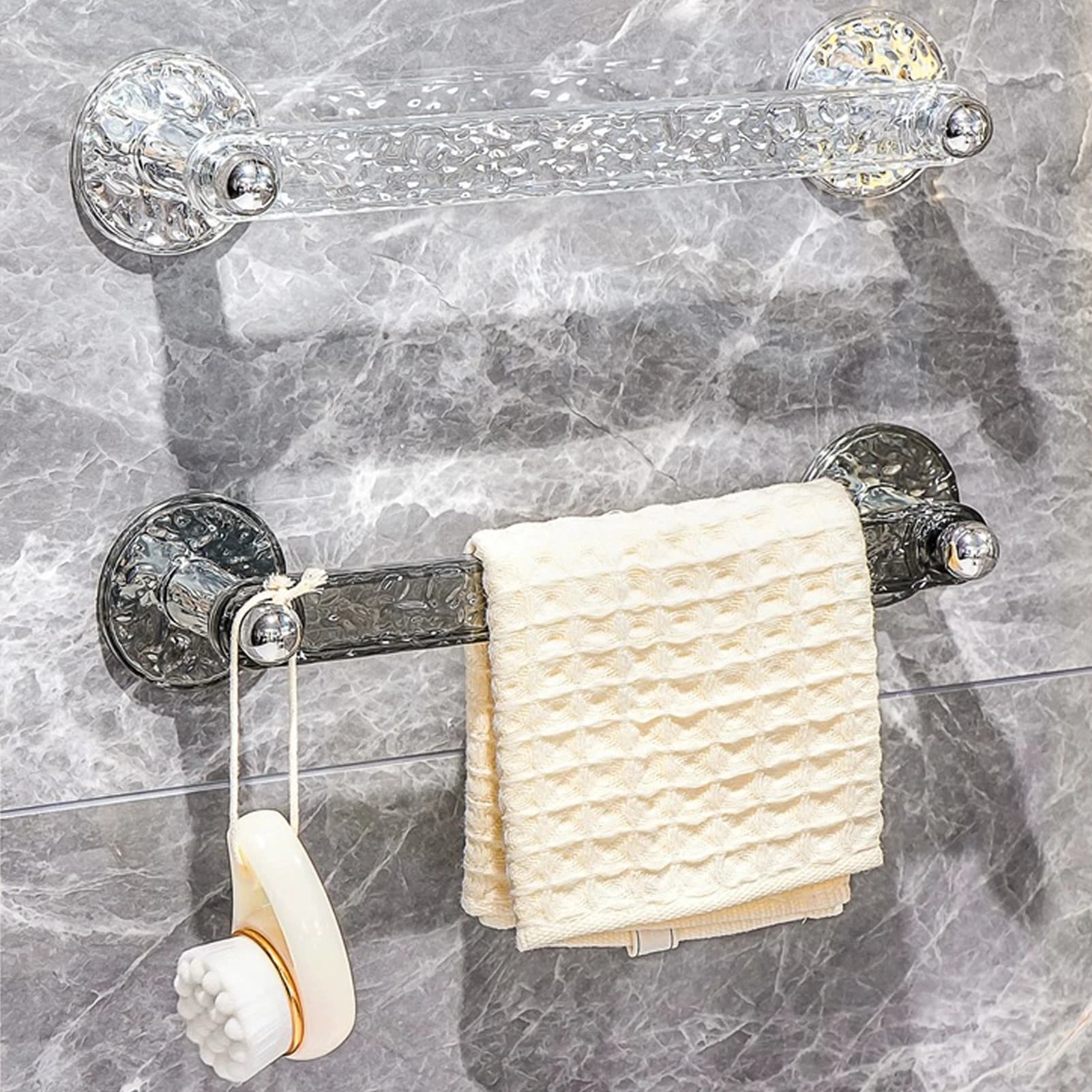 Portasciugamani per Bagno, Resistente, Organizzatore per Asciugamani, Accessori per il Bagno di Casa