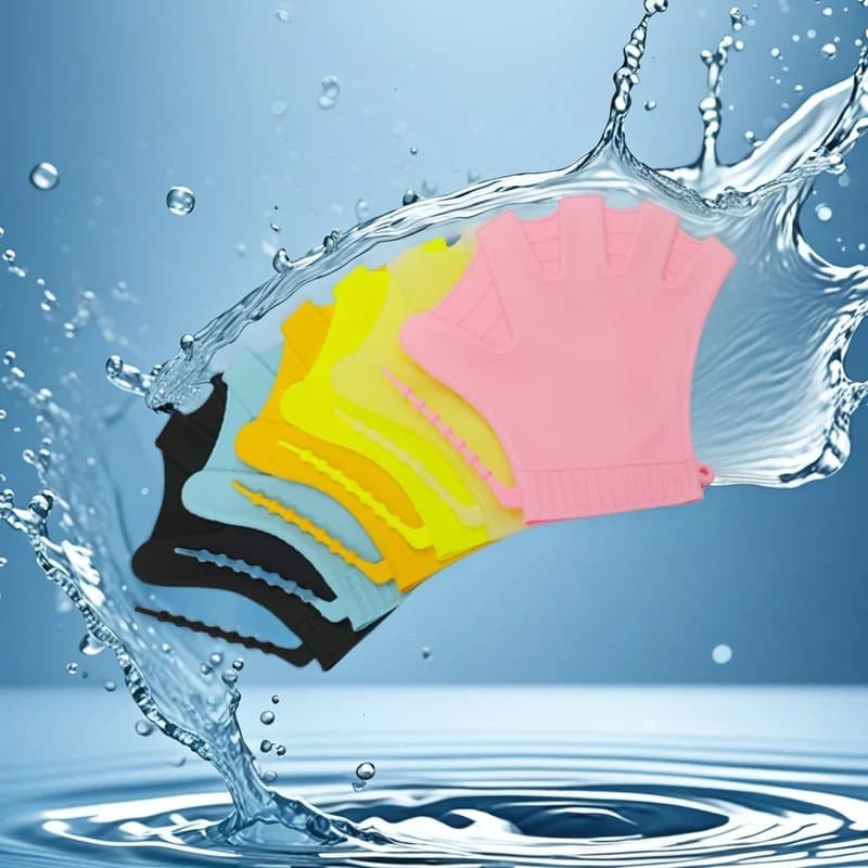 Teli a mano in gel di silice pagaia palmo nuoto snorkeling bambini uomini e donne adulti allenamento alla deriva guanti antitaglio in gel di silice