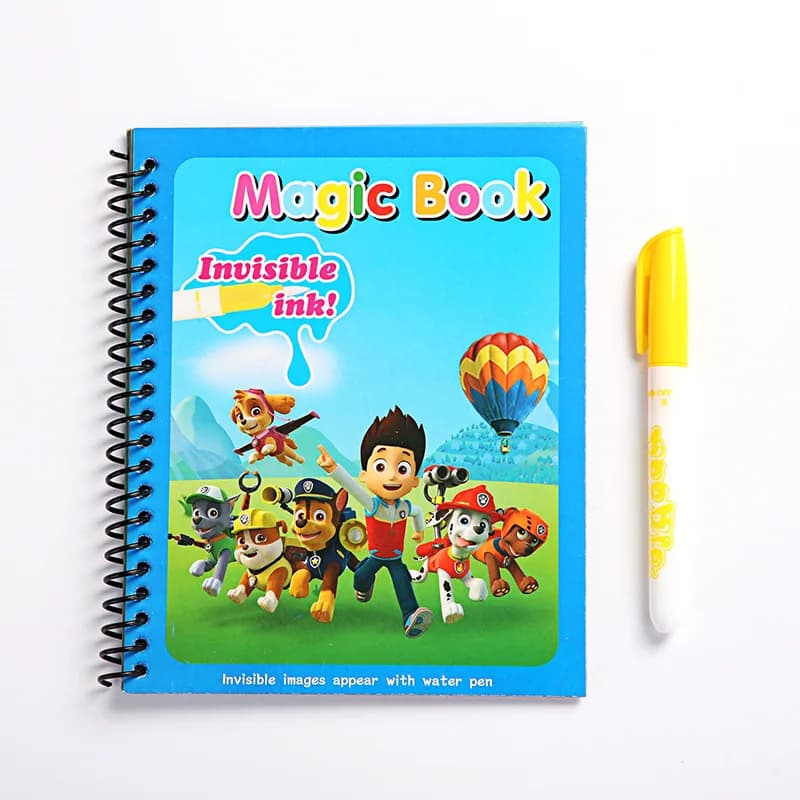 Diy Coloring Book PAW Patrol Graffiti Painting Book Anime Figure Color Cartoon Dog Puzzle Drawing Stationery
