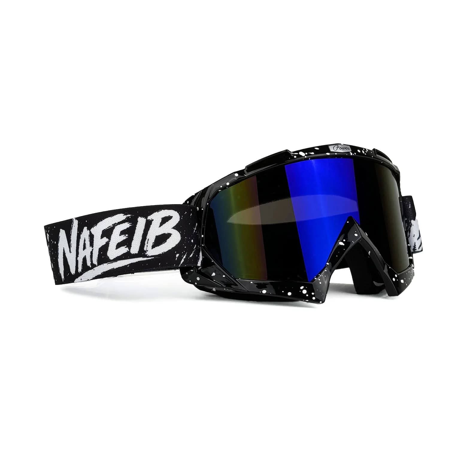 NAFEIBMoto Occhiali da motocross Occhiali ATV MX Off Road Occhiali Anti-UV Protezione casco Dirt Bike Equitazione Maschera antivento
