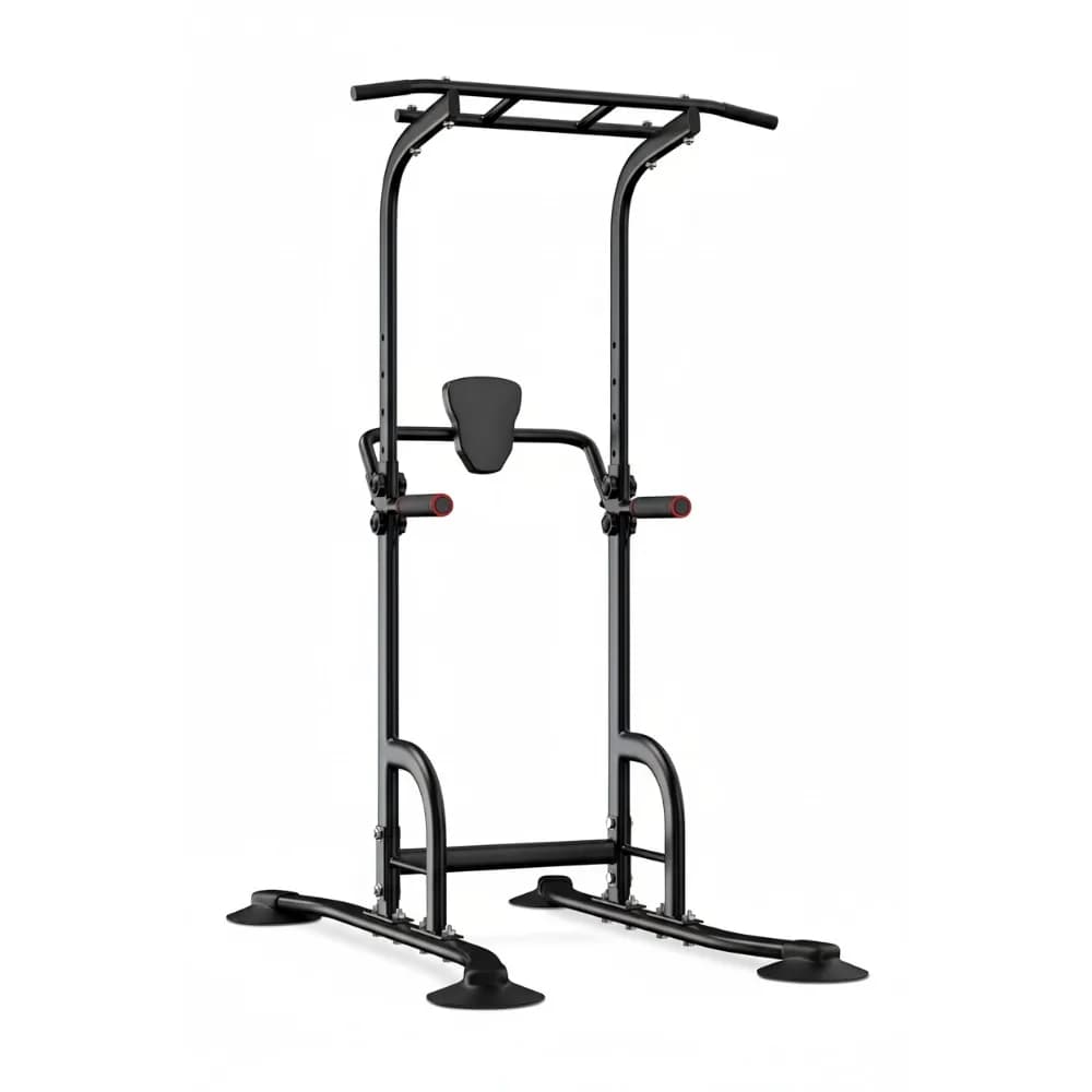 Power Tower Adjustable Traction Bar Dive Station For Home Gym Strength Training Equipment