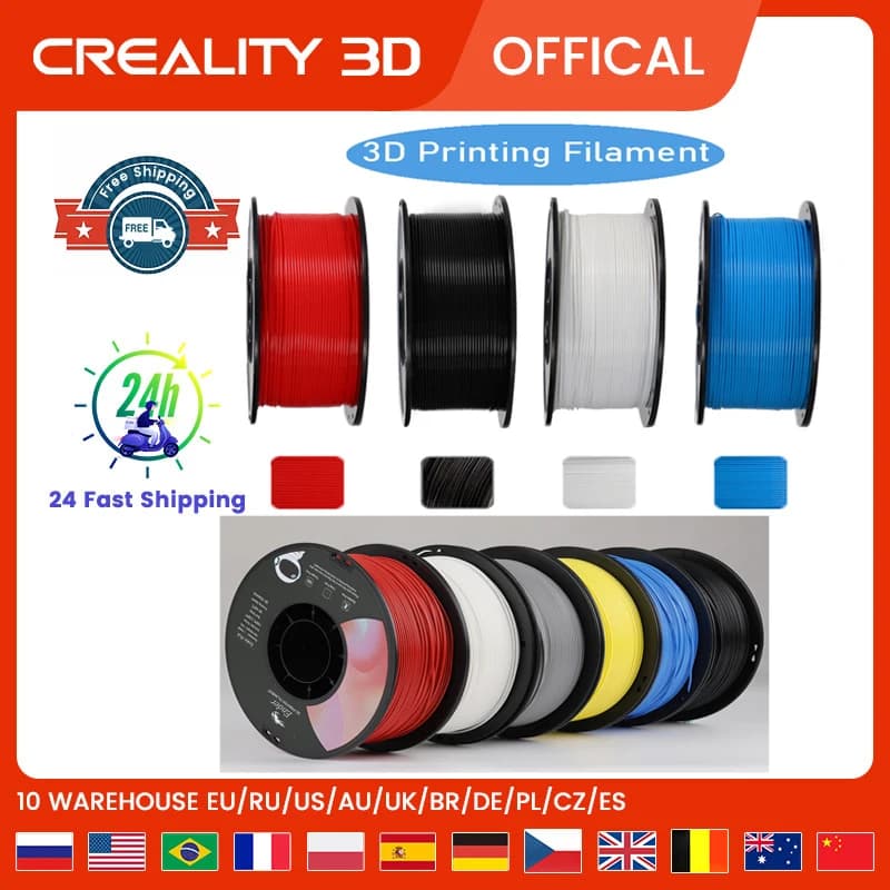 CREALITY PLA 3D Printer Filament Ender Colored 1,75 mm 1 kg/roll for 3D printer Ender-3 V2 3 S1 Pro CR-10 V3 Ender-6