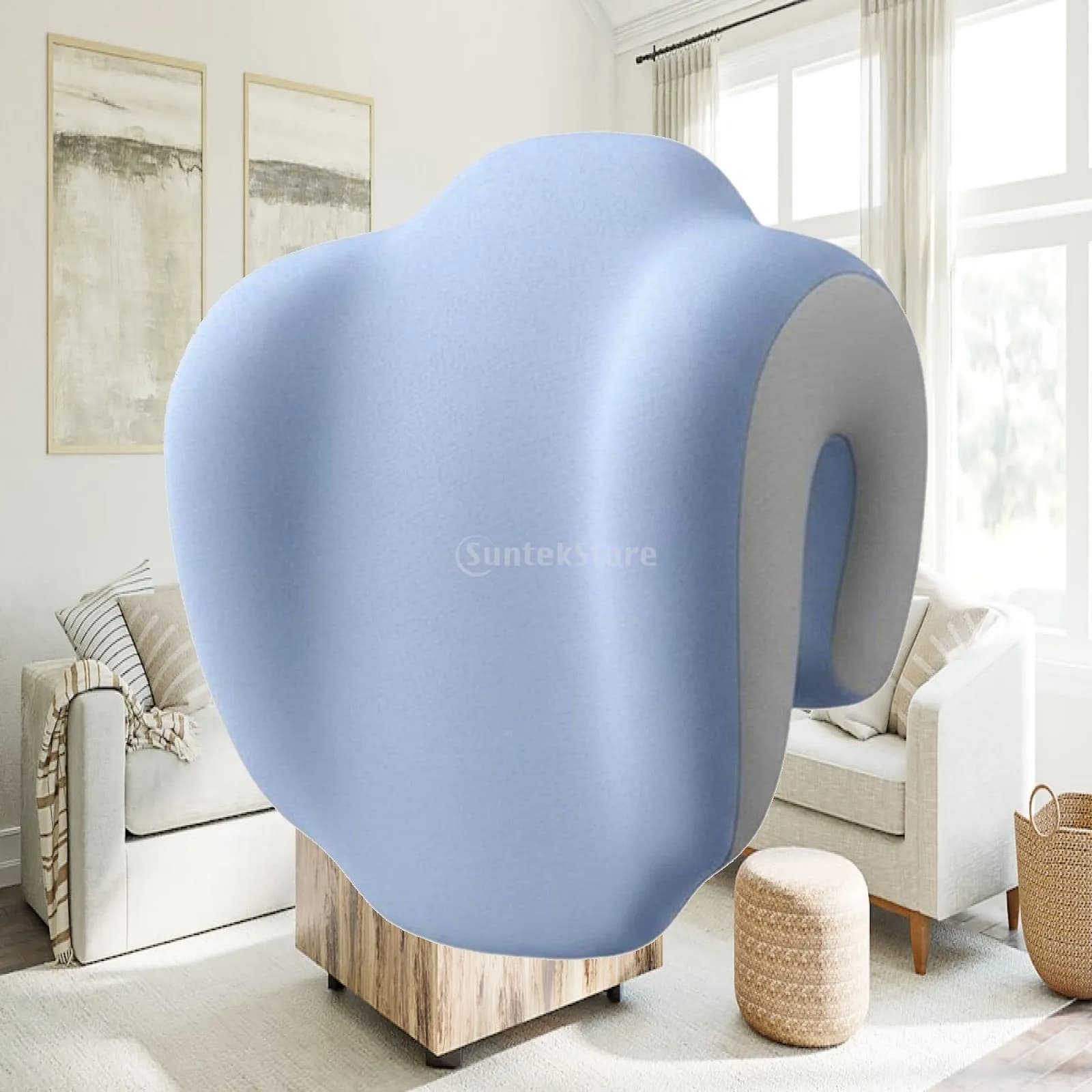 Ergonomic Office Headrest Neck and Shoulder Pillow for High Backrest and Seat Armchair Desk Chair Gaming Chair