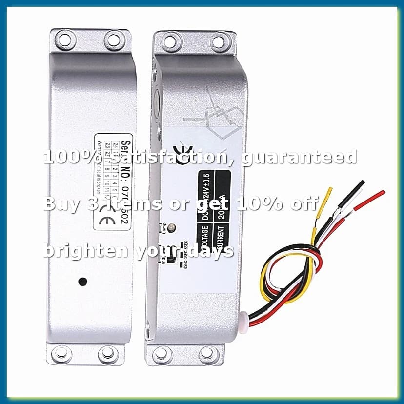 Electric Drop 4 Wires DC12V Electronic Mortise Locks Wooden Door Lock Lron Door Lock