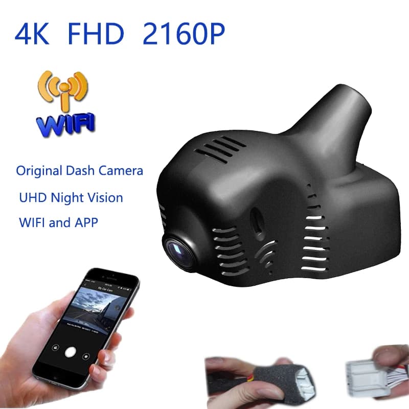 4K Plug And Play Per Volkswagen Gran Lavida Santana Polo Beetle Touran Sagitar Bora Golf Car Videoregistratore Wifi DVR Dash Camera