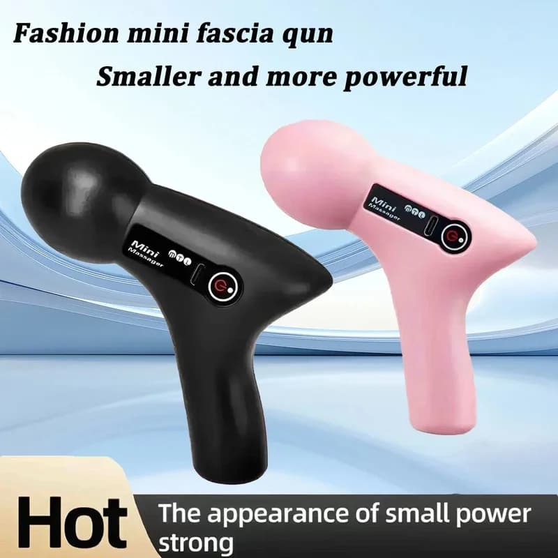 NEW 2026 Mini Massage Massage LCD Screen 6 Heads Pistola Muscular Massage Gun Portable Electric Strap for Full Body Gun Fascia