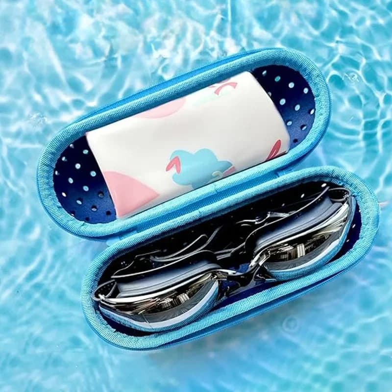 EVA Soft Swimming Glasses Organize Protective Eyewear Swimming Equipment Breathable drainage hole Portable glasses for all ages