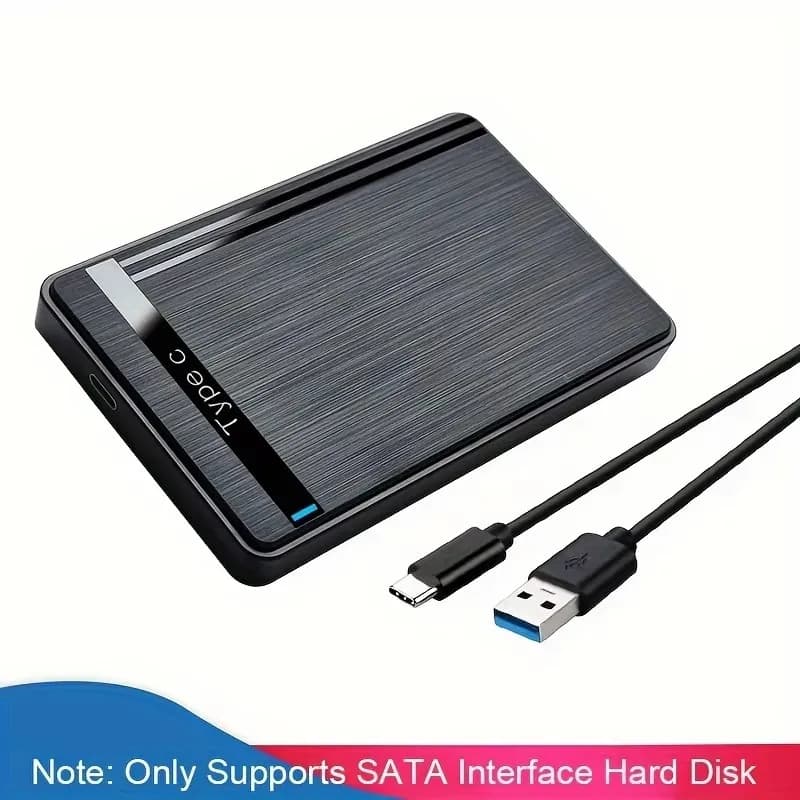 Custodia per HDD mobile da 2,5" SATA a USB 3.0 per archiviazione di disco rigido esterno SSD Plug And Play