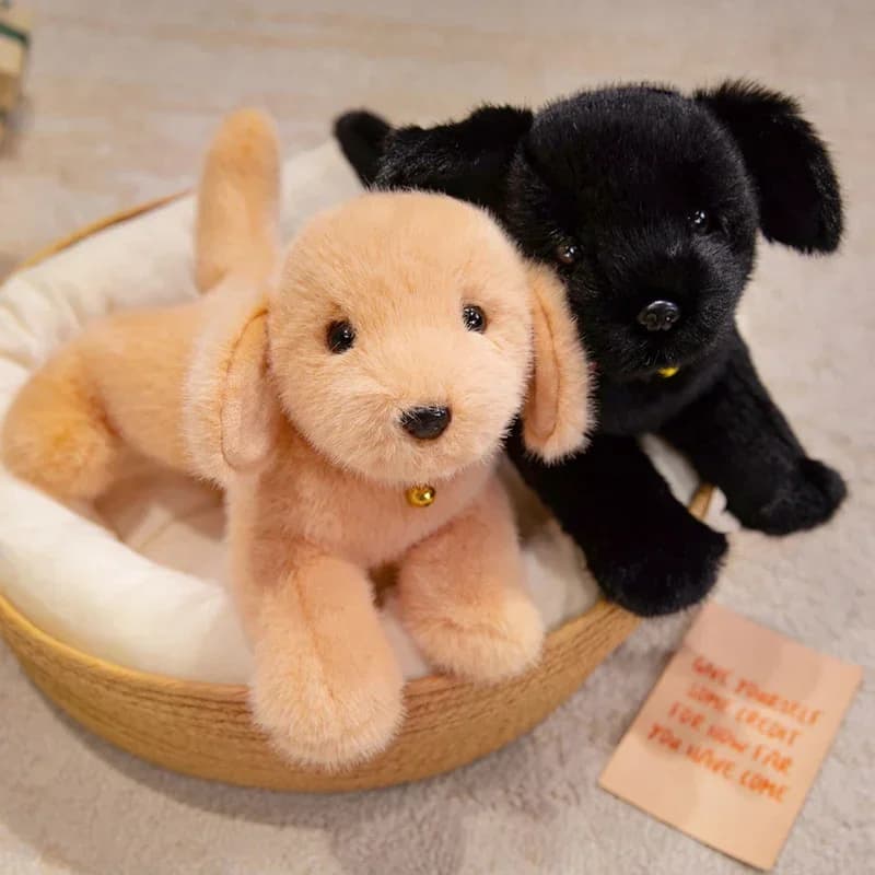 Simulazione Labrador Cane Peluche Farcito Realistico Golden Retriever Animali Cucciolo Bambola Peluche Cuscino Regalo Di Compleanno Di Natale