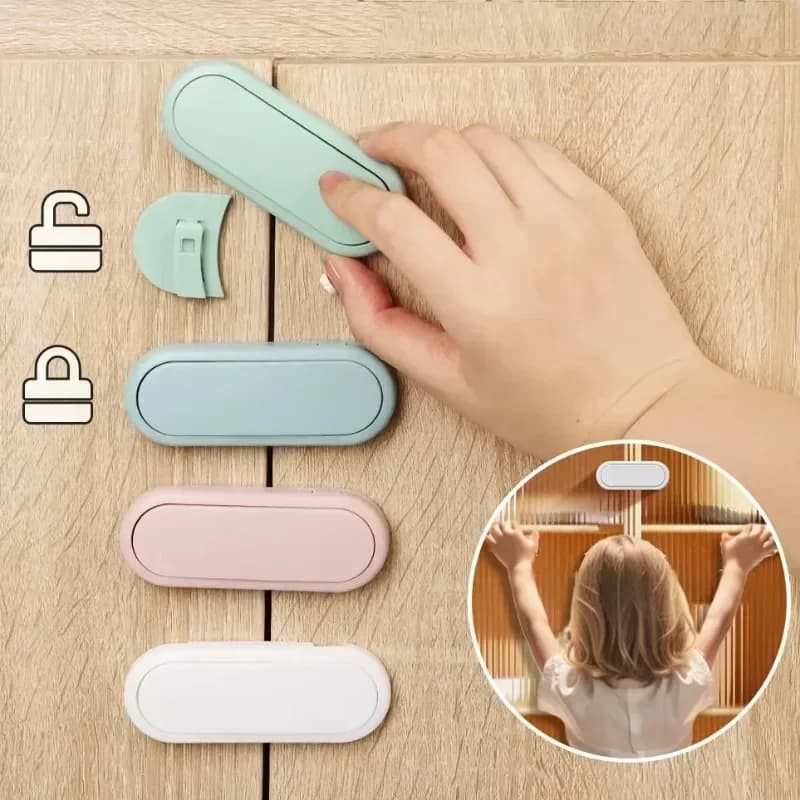 Serratura di sicurezza per bambini Serratura universale per finestra di sicurezza sicura Cassetto Maniglia anti-apertura Serrature Dispositivo di protezione anti-pizzico per bambini