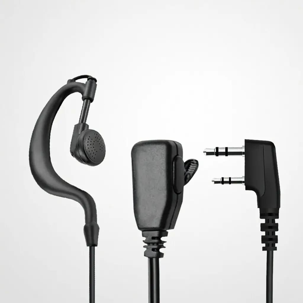 Auricolare per walkie-talkie Motorola, auricolare neutro per flotte, hotel, telefoni, KTV, tipo K, tipo M, con gancio per l'orecchio
