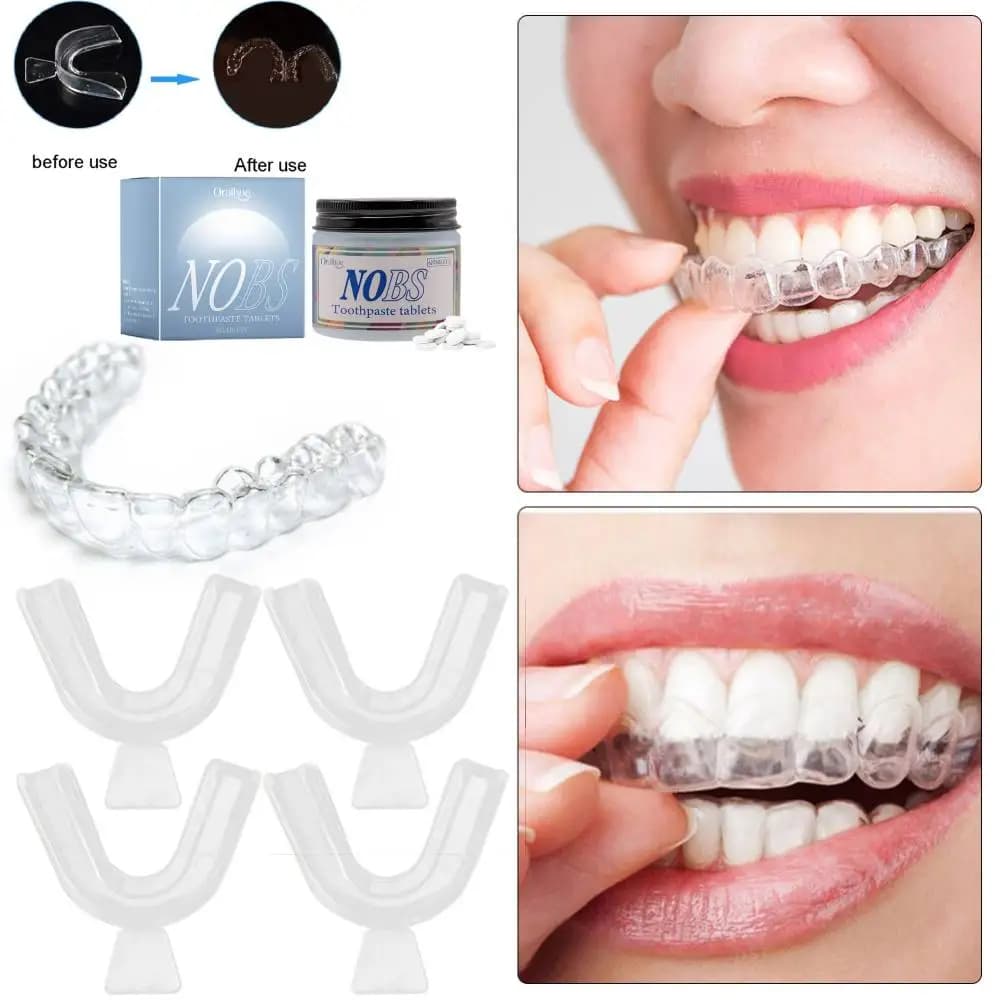 Hot Soft Silicone Bocca Guard Tooth Protection Night Guard Mouth Tray for Straight Bruxism Do Not Snore Tooth Protection
