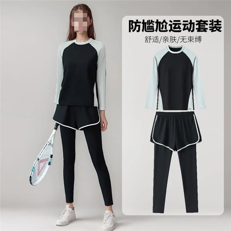 Sports sets: women's running, quick-dry tight suits, badminton suits, yoga casual athletics, summer fitness wear