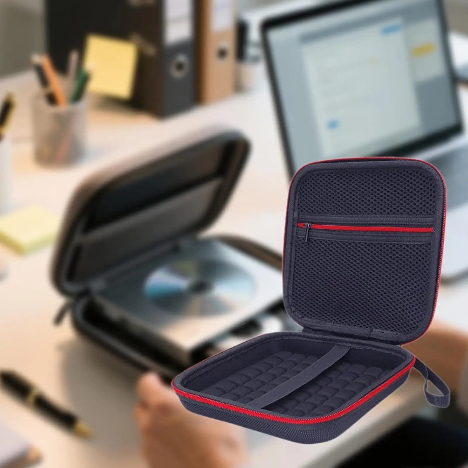 Custodia per Disco Rigido, Pratica e Leggera in EVA, Borsa Organizer per Accessori Elettronici e Power Bank