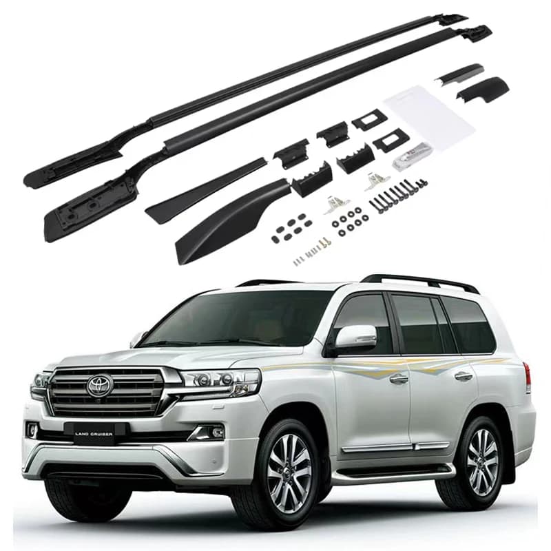 Portapacchi OEM per Toyota Land Cruiser 200 LC200 2008-2021, barre portatutto, barre trasversali, box da tetto