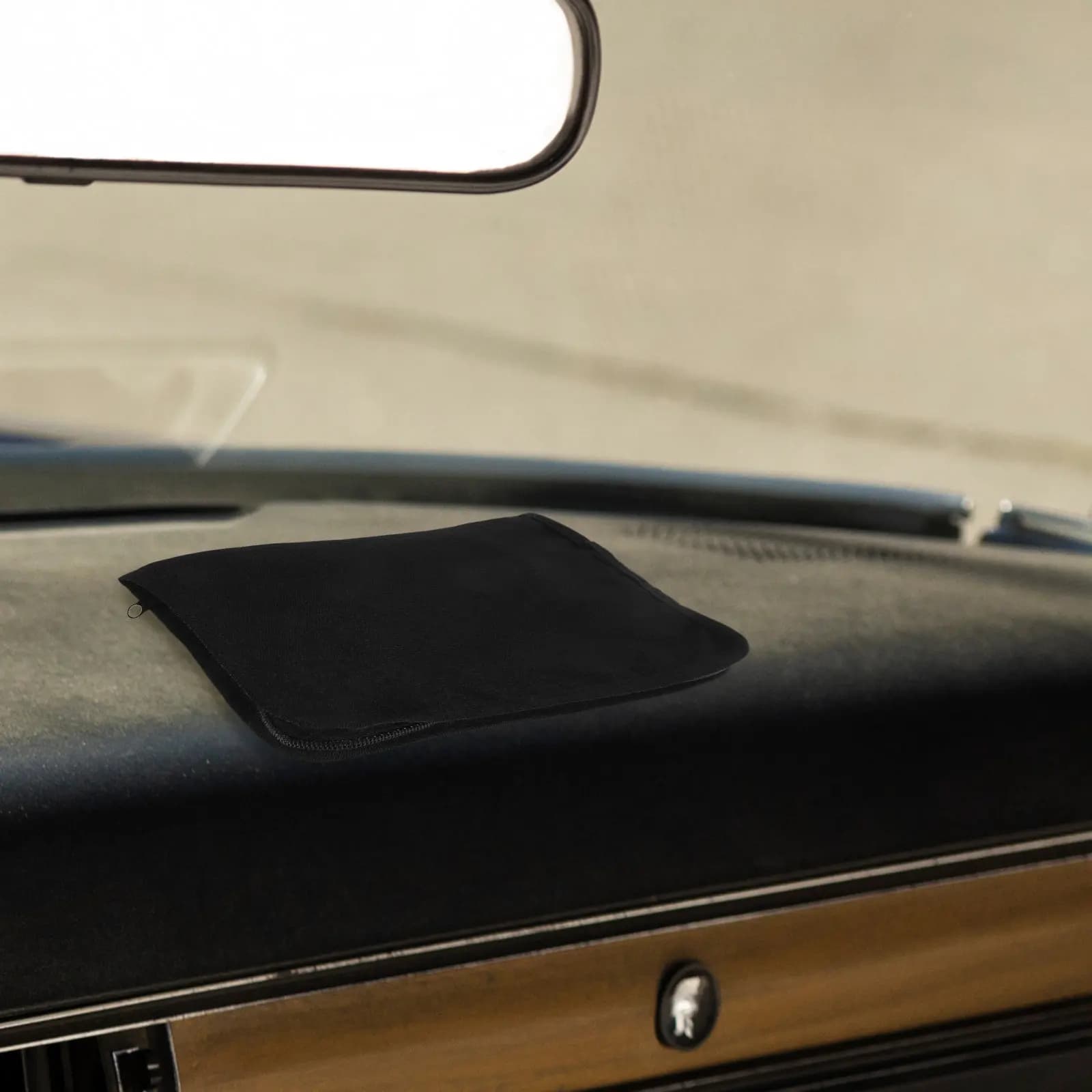 Portadocumenti per Auto in Tessuto Oxford, Organizer Multitasca Portatile per Vano Portaoggetti, Porta Carte di Assicurazione e Libretto di Circolazione