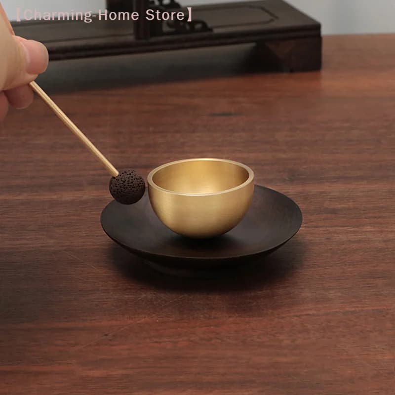 【M】Mini Singing Bowl Portable Essential Oil Diffuser Meditation Sound Bowl For Yoga, Healing, Chakra Balance, Relaxation