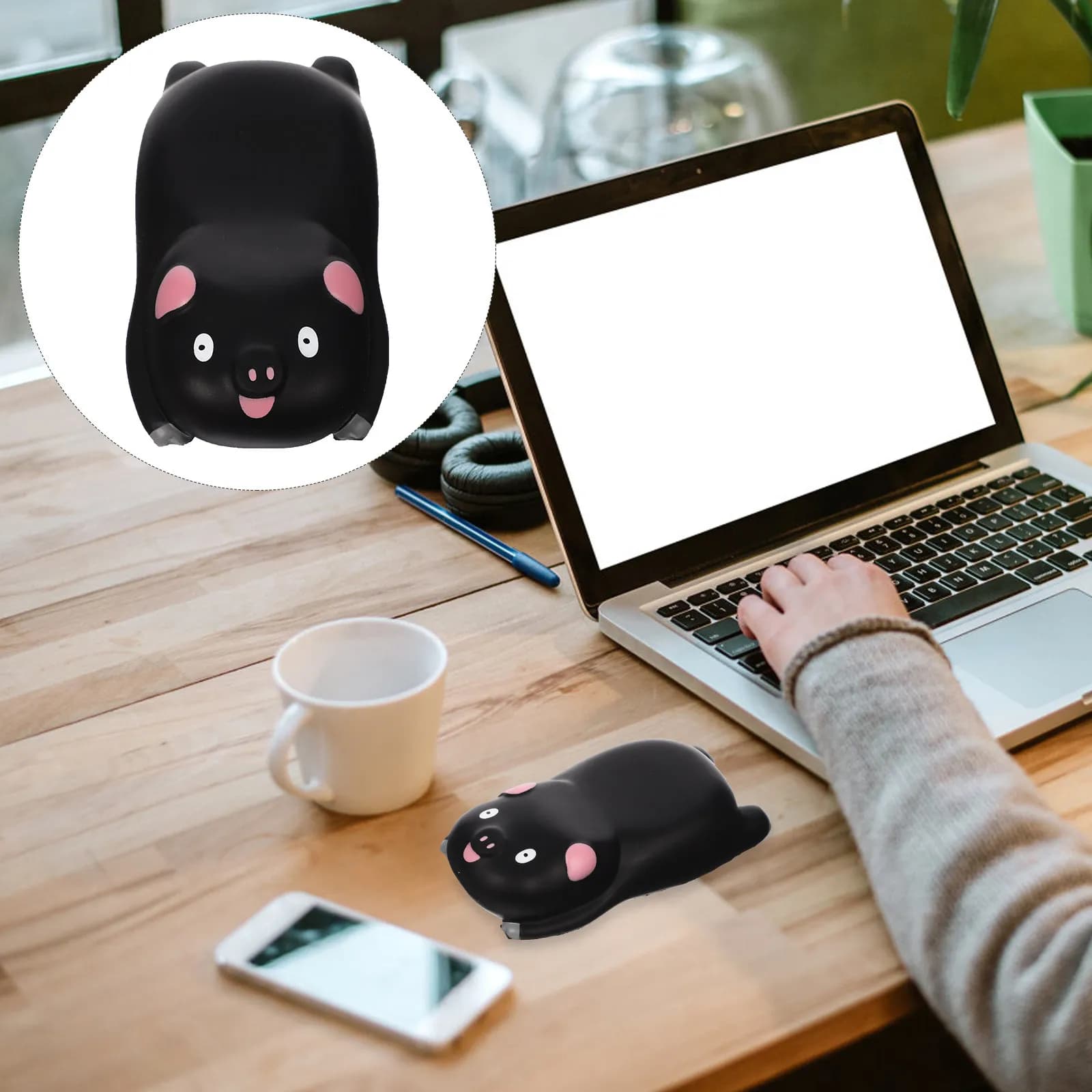 Supporto Ergonomico per Polso in Memory Foam, Antiscivolo, per Mouse da Ufficio, Accessorio Comodo per Computer e Scrivania