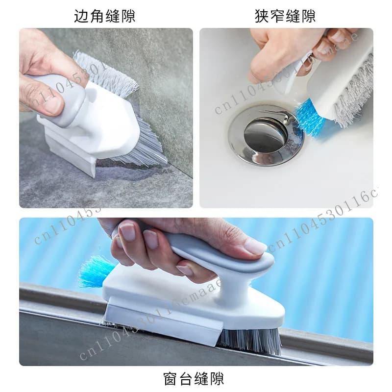 Creative Gap Floor Seam Scraper Brush Integrated Bathroom Floor Bathroom Corner Gap Toilet Cleaning Brush