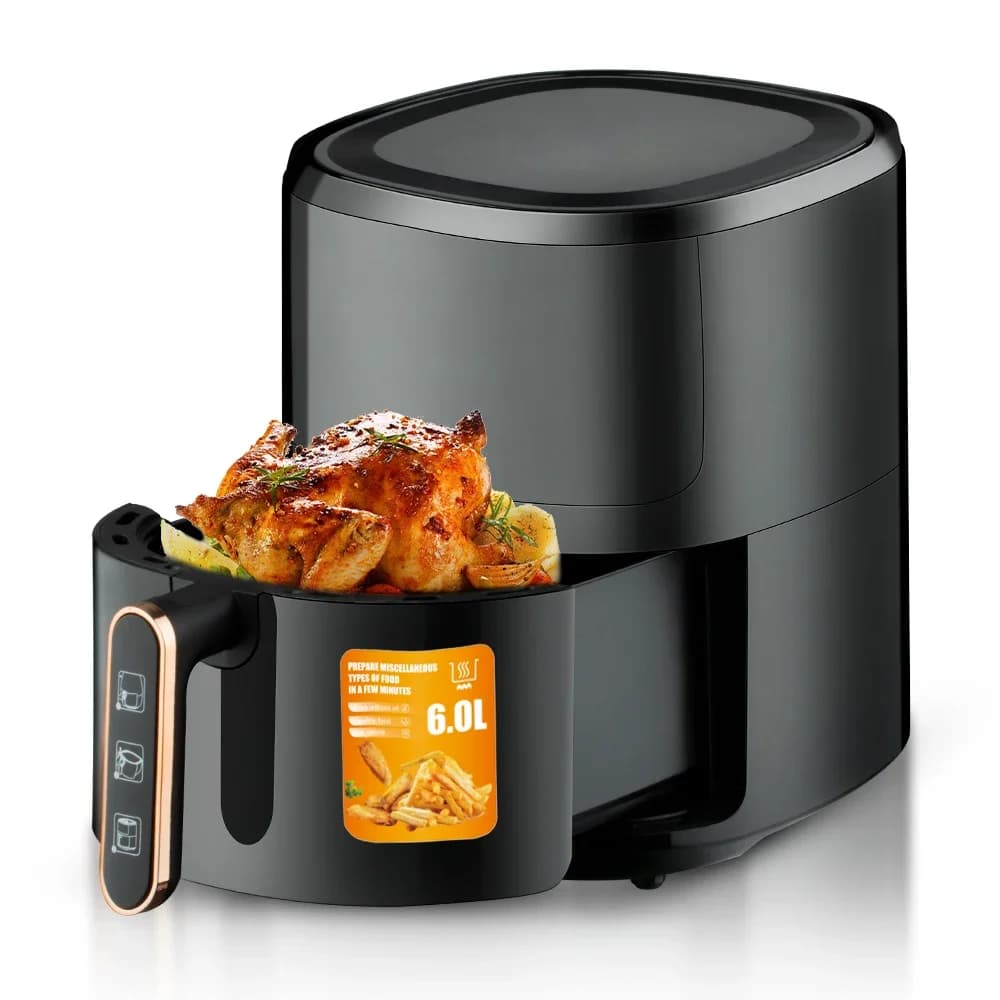 -2023 6.0L Temperature No Oil Air Fryer Oven 1500W Multi-Purpose Air Fryer