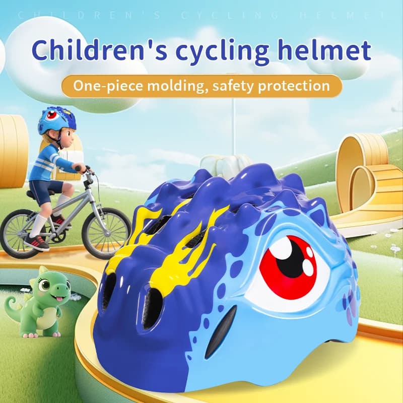 Children's Bicycle Helmet for Boys and Girls Children's Bicycle Helmet Lightweight Helmet with LED Light for Scooter Cycling Wheel Skating