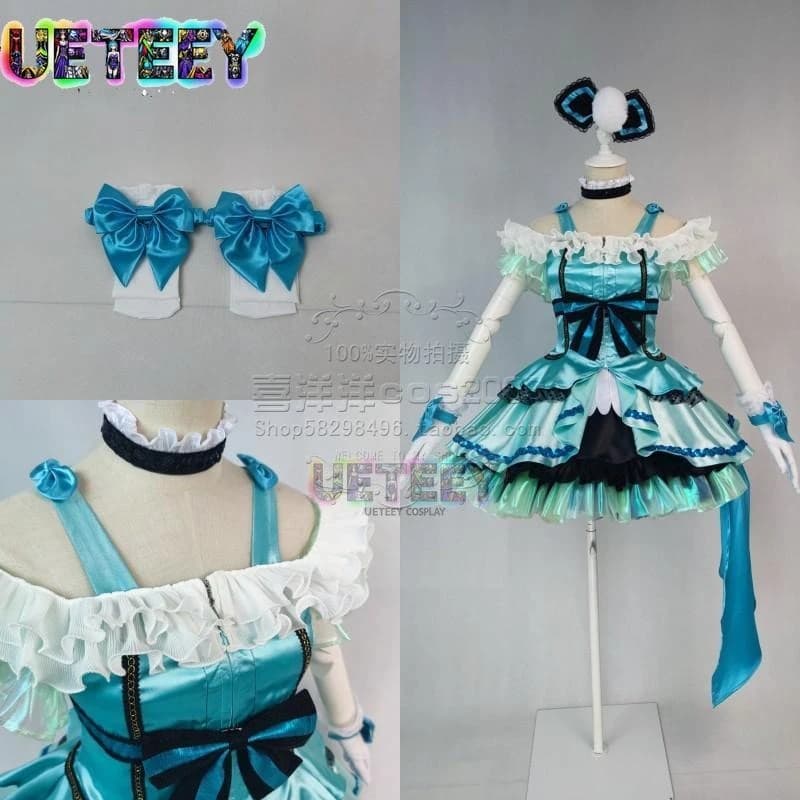 UETEEY COS LoveLive Kirakira Sensation Minami Kotori Costume Cosplay Halloween Custom of any size