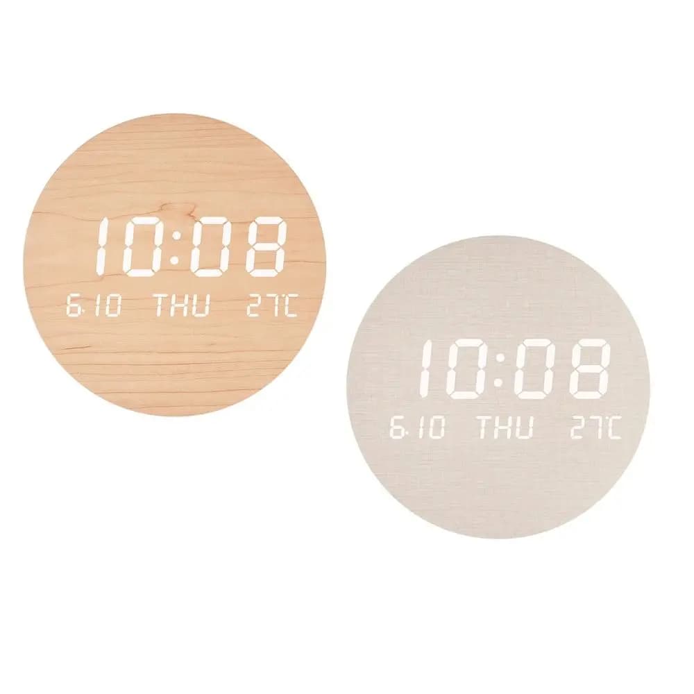 Orologio da Parete Digitale LED a Grande Schermo con Funzione Silenziosa, Display Intelligente Multifunzione, Design Semplice, Visualizzazione Data e Ora