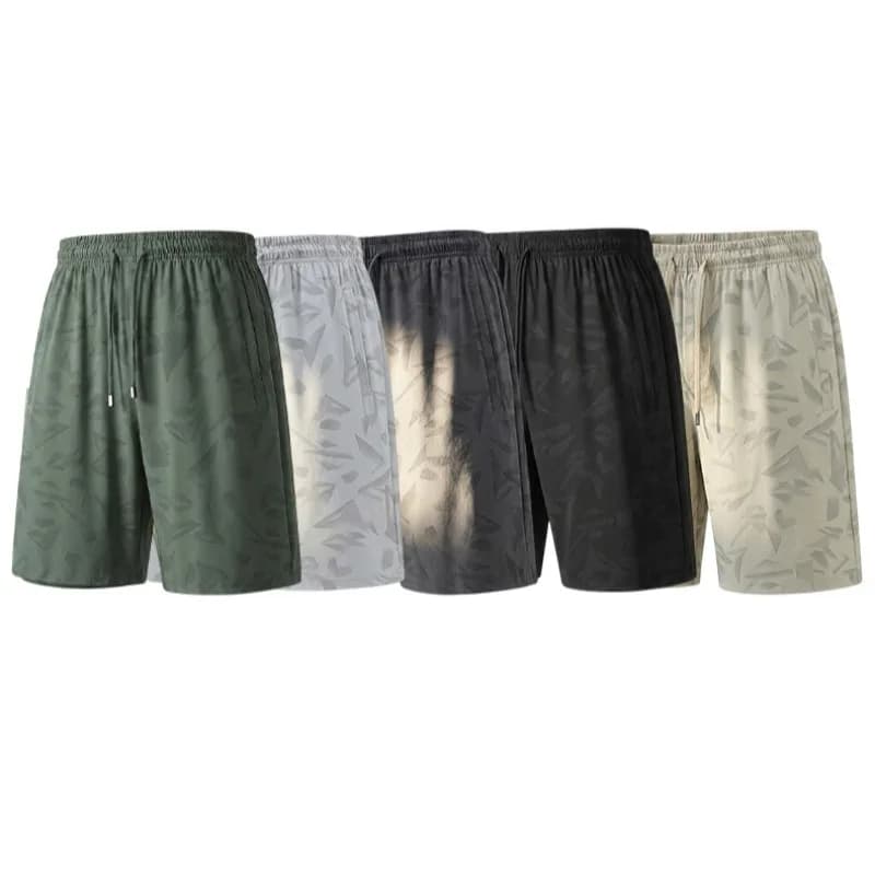 Pantaloncini Estivi da Corsa e Fitness per Uomo, Traspiranti e ad Asciugatura Rapida, Pantaloni Casual Alla Moda con Stampa Trendy