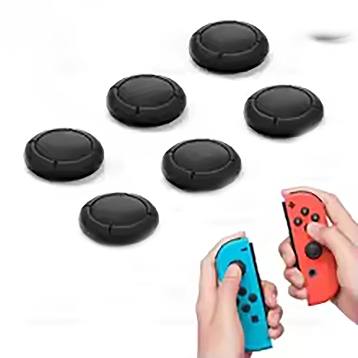 Copri Joystick, Impugnature per Pollici, Coperture per Stick Analogici per Controller Nintendo Switch OLED e Switch Lite
