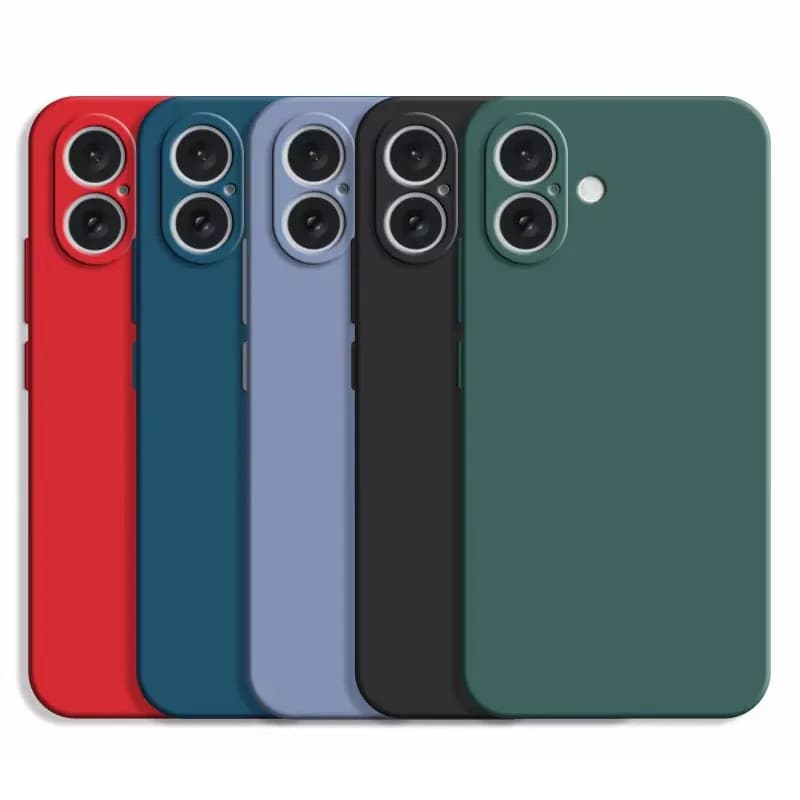 Per iPhone 16 Custodia per iPhone 16 Cover originale TPU Cover posteriore protettiva in silicone liquido antiurto di lusso per iPhone 16