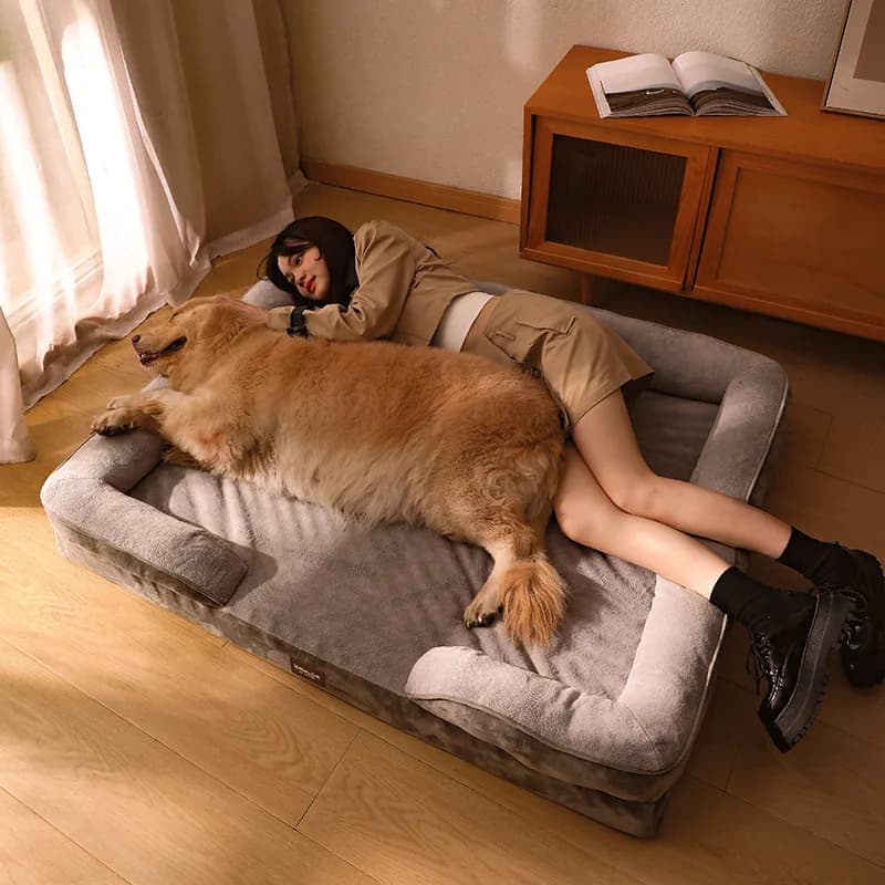 Orthopedic Dog Bed for Large Dog Human Dog Bed Orthopedic Memory Foam Luxury Pet Bed