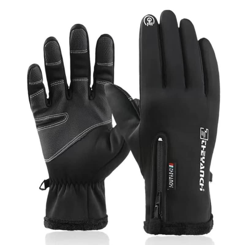 Guanti invernali da uomo Guanti da ciclismo impermeabili da donna Guanti antiscivolo touch screen corsa sci escursionismo arrampicata su roccia