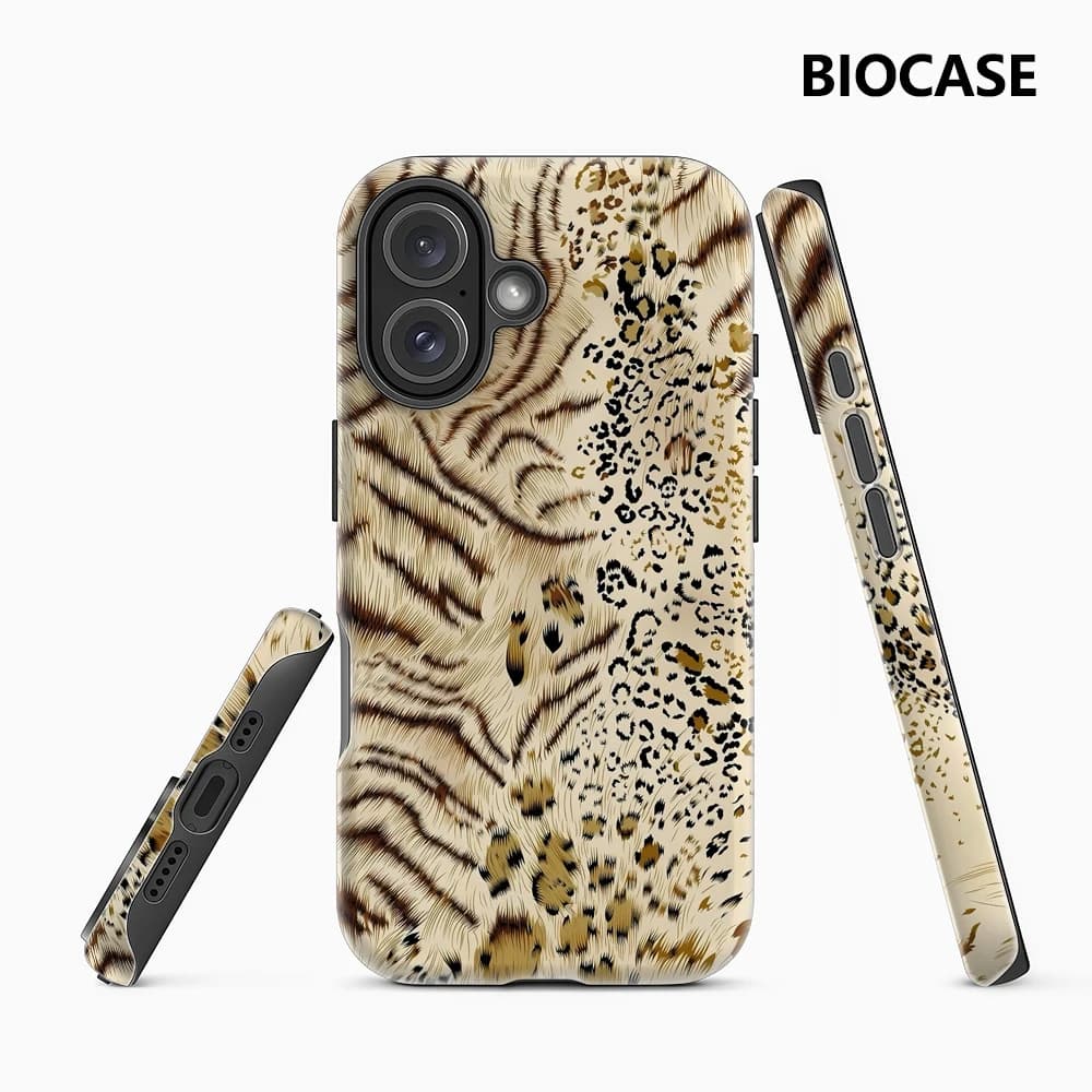 Custodia per telefono con stampa animali selvatici, compatibile con custodie magnetiche per iPhone 17 16 15 14 13 Pro Max Plus, custodia robusta a strato singolo/doppio