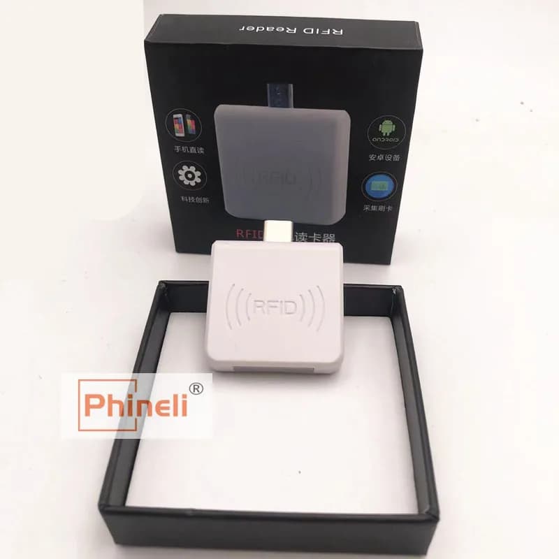 Lettore NFC micro USB TYPE-C Sensore di prossimità RFID 13,56 Mhz Lettore di smart card 4/7 byte UID adattabile per Android Linux Windows