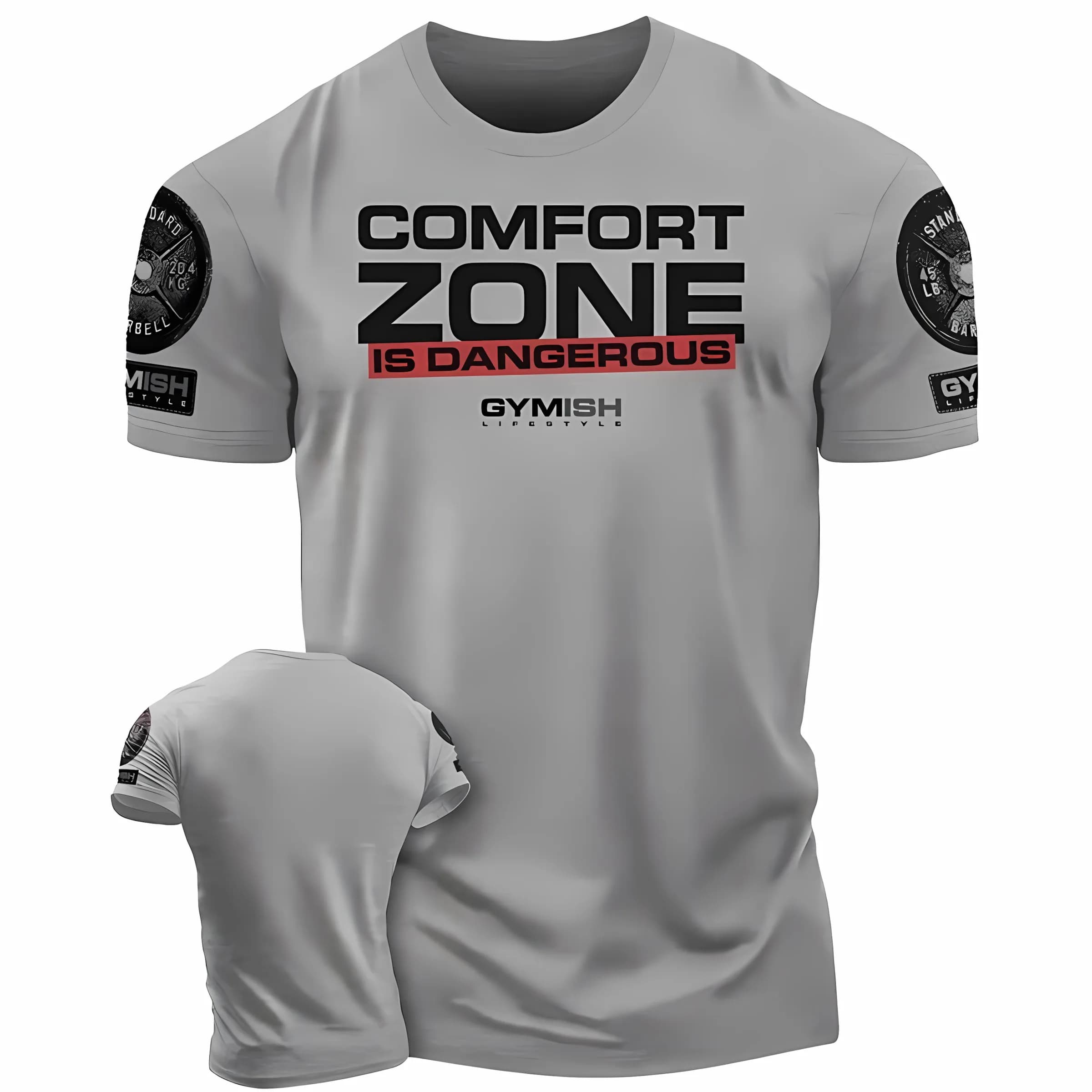 T-shirt Uomo Estivo 2026 Nuovo Modello con Stampa 3D a Lettere, Stile Street Casual, Comodo, Morbido, Traspirante e Leggero