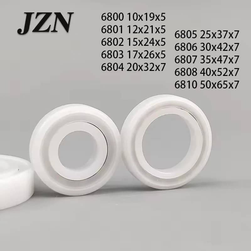 2/5/10Pcs 6800 6801 6802 6803 6804 POM plastic bearing 6805 6806 6807 double sided seal corrosion resistant 6808 6810 2RS