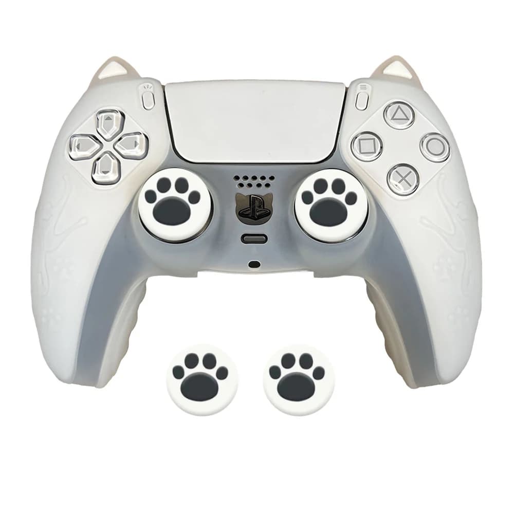 For PlayStation 5 PS5 Controller Rubber Case Protector Extra Thick Silicone Skin Suit for DualSense Original Charger