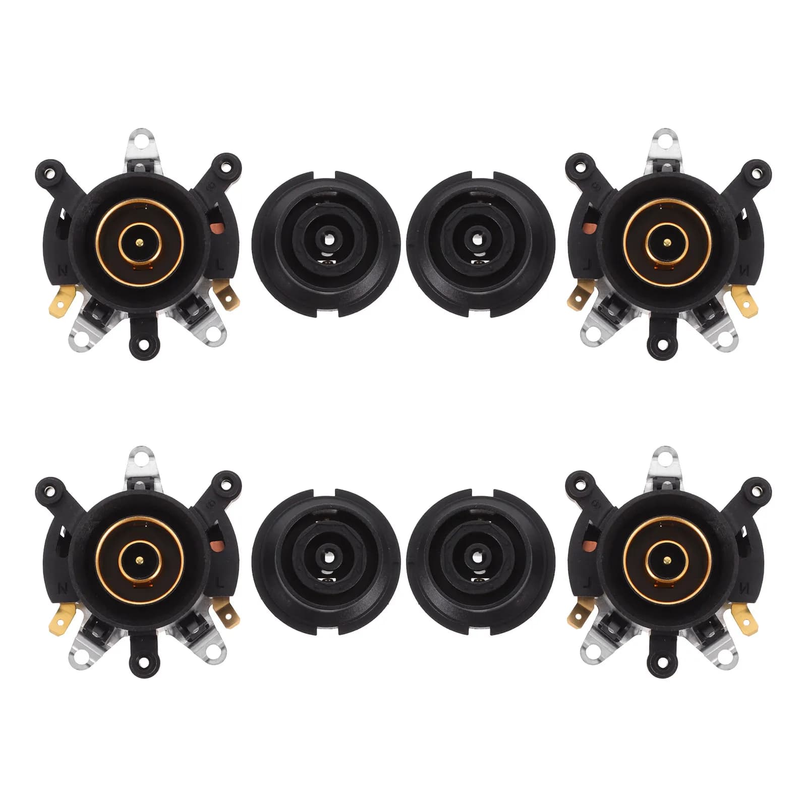 4 Set of Electric Kettle Spare Parts with Temperature Control, Spare Parts, Safety Switch, Easy Installation