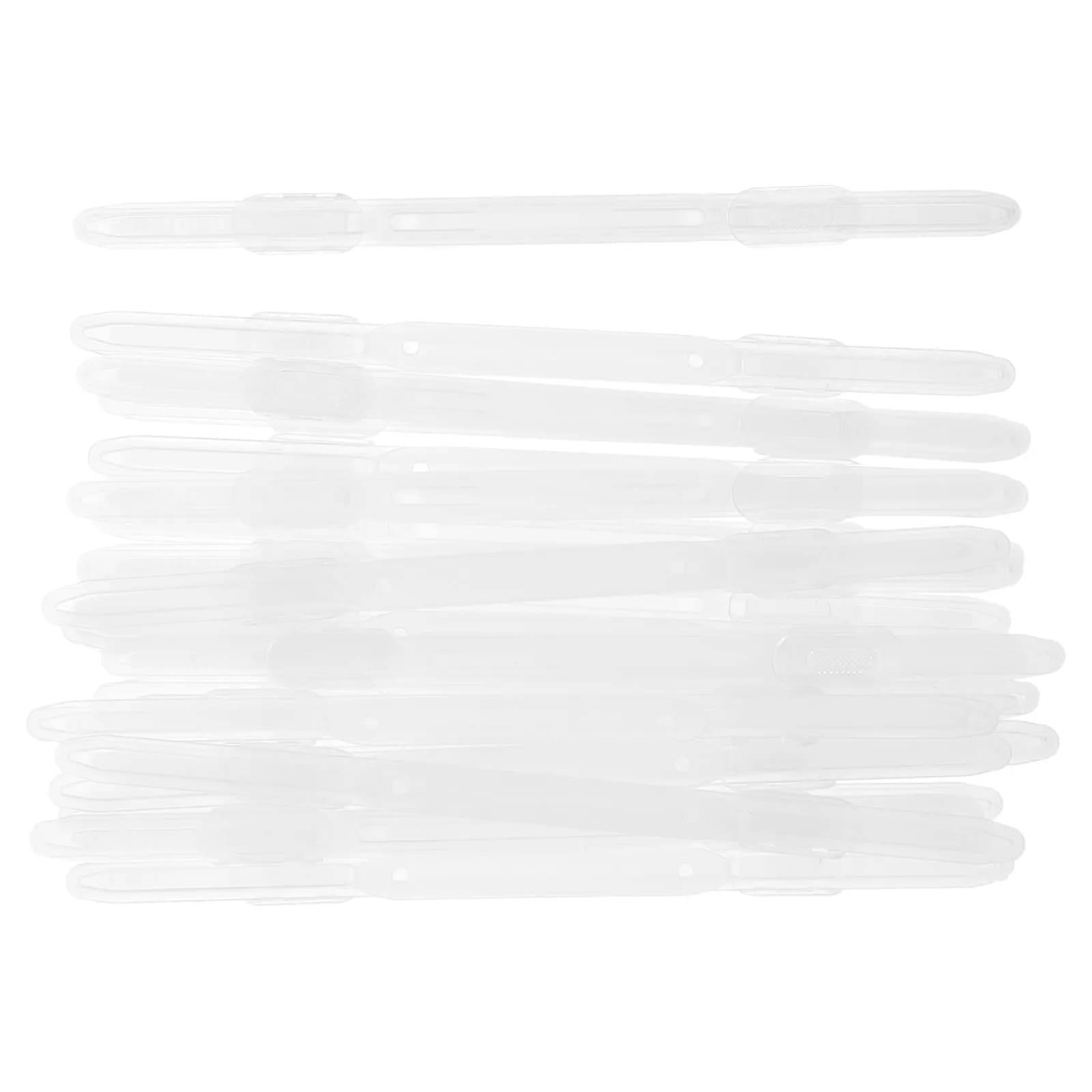 20 Pezzi Meccanismi Espandibili in Plastica per Raccoglitori, per Inserti di Spine di Quaderni a Fogli Mobili, Planner, Cartelle e Diari