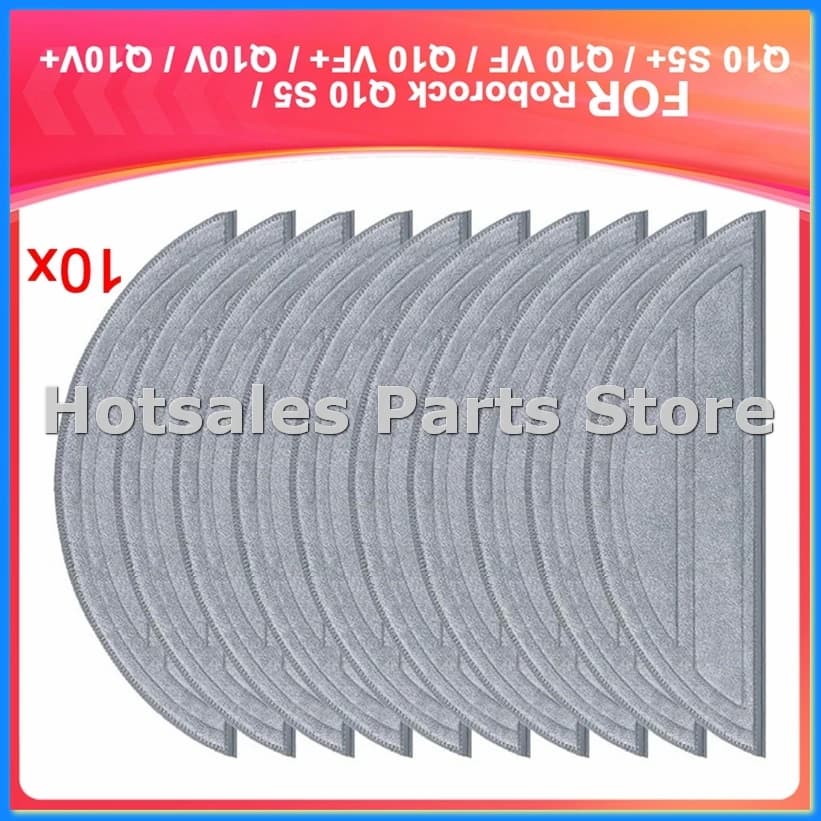 Mop Cloth Kit Fit for Q10 S5 / Q10 S5+ / Q10 / Q10 + / Q10V / Q10V+ Floor Cleaning Accessories-A62I