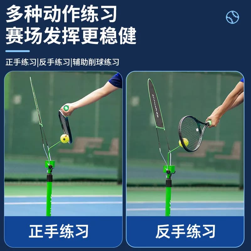 Attrezzatura Professionale per Allenamento Tennis, Strumento Portatile per Esercizi di Topspin, Ausilio per l'Autoapprendimento a Casa