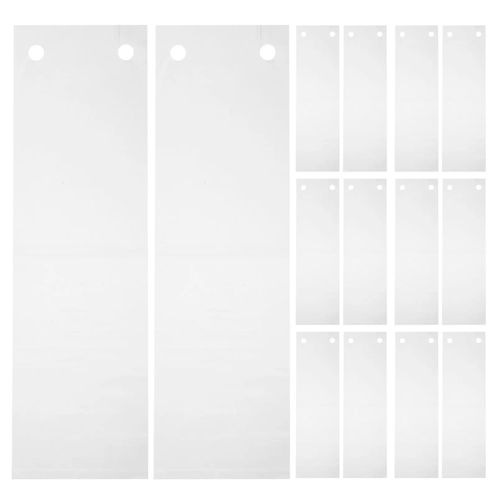 100Pcs Long Handle Umbrella Bags Transparent Plastic Wet Umbrella Pouches for Dust Moisture Protection Church Office Home Use
