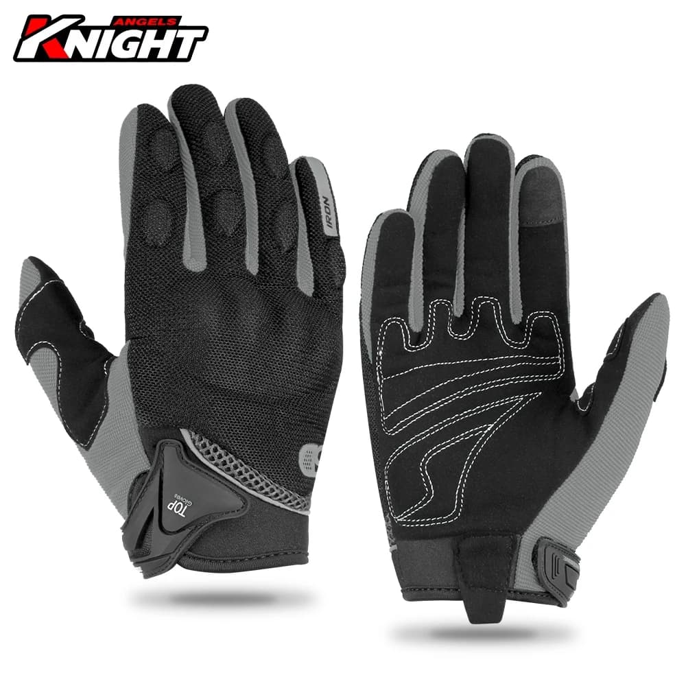 Motorcycle Gloves Breathable Motorbike Full Finger Gloves Touch Screen Outdoor Motocross Non-slip Riding Gloves Wear-Resistant
