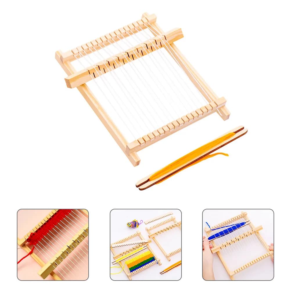 1Set Kids Loom DIY Weaving Machine Early Education Intellectual Development Handmade Creative Gift Kids Weaving Machine Toy