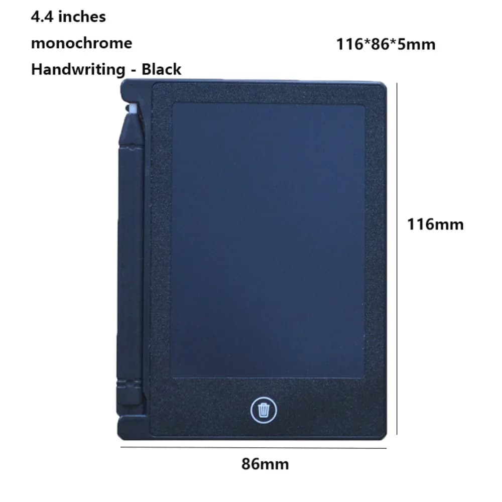 New 4.4/6.5in LCD Drawing Board Multicolor Plastic Writing Tablet Digit Magic Blackboard Brain Game Unisex's Gift