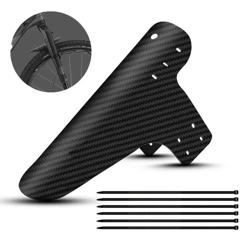 Carbon Fiber Bicycle Front Rear For MTB Road Bike - Tire Wings Mud Guard Bike Parts For Bicycle Tire Wheel