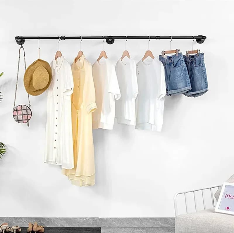 Waist Hanger Clothes Hanger Iron Clothes Hanger Art on Wall Display for Wholesale Hanging Clothing Stores